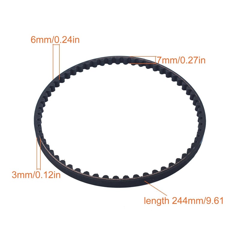 Mtanlo Timing Belt for Honda EB2000i EU2000i EU2200i GX100UT Generators # 14400-Z0D-003, Timing Belt. - Image 2